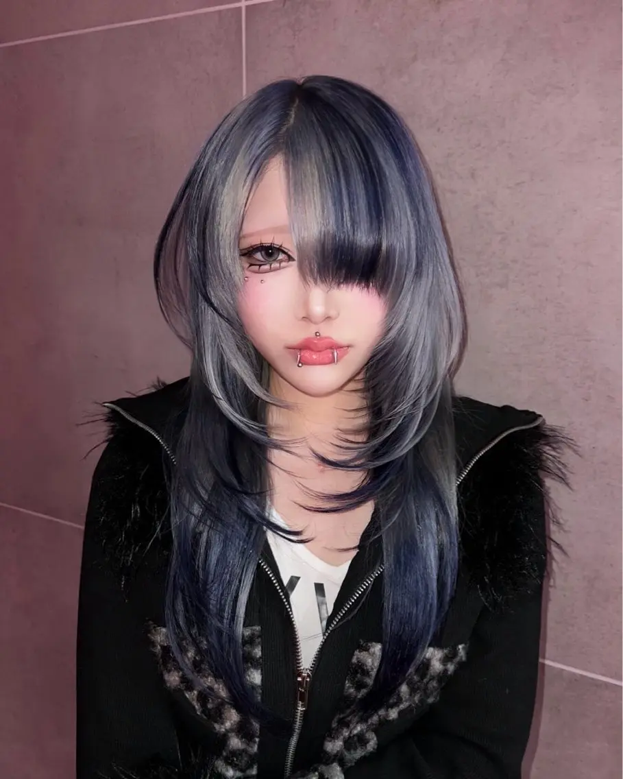 ロング ヘアカラー AIRA/ブリーチ ‪/透明感カラーのヘアスタイル
