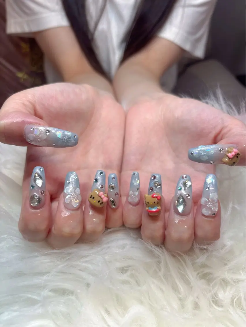 ネイル ロングネイル EMINAL 恵比寿 RIKO♡のネイルデザイン
