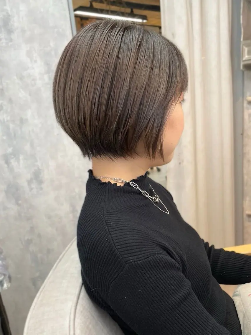 ショート カラー ハイライトカラー ハイライト 髪質改善 ショートヘア カット ヘアカラー 内藤　宏紀 tidasmileのヘアスタイル