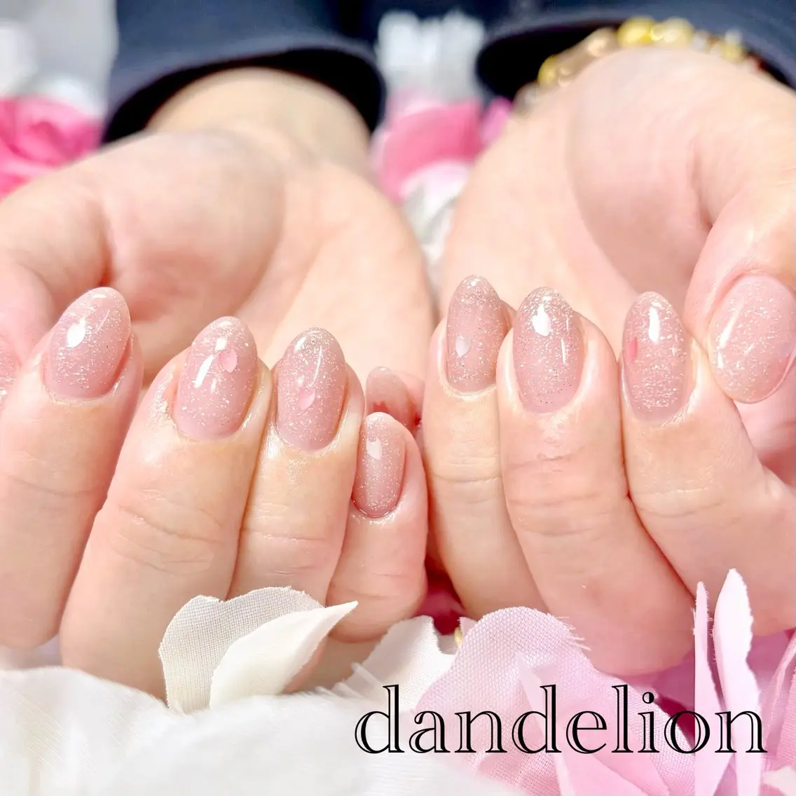 ネイル ハンドネイル ハンドケア dandelion ダンデライオンのネイルデザイン