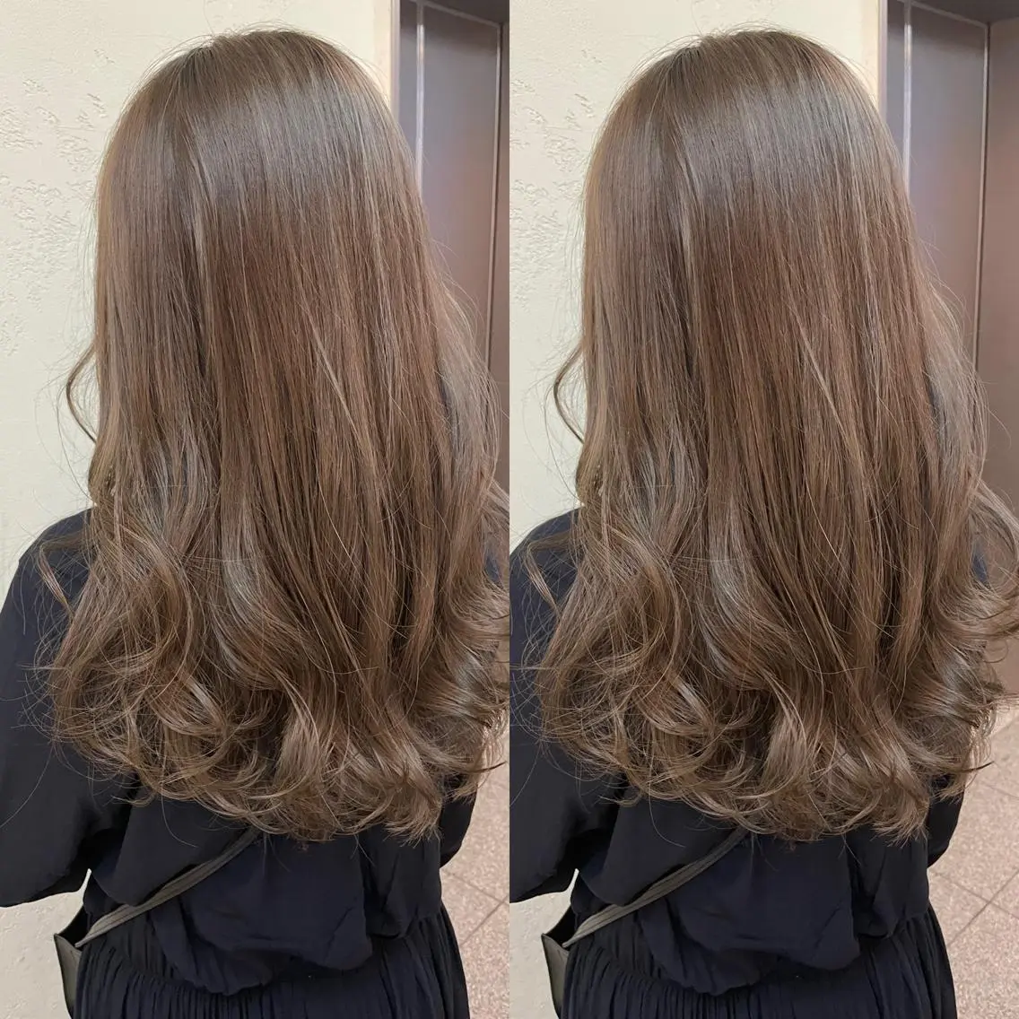 ロング ヘアカラー ヘアセット 大泉 美久のヘアスタイル