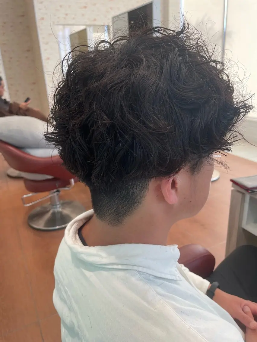パーマ メンズ メンズパーマ スパイラルパーマ AOI soenのヘアスタイル