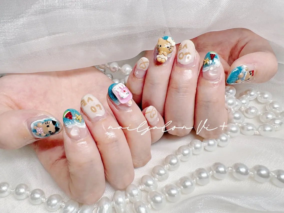 ネイル ハンドネイル ✨Nailsalon Vi+✨のネイルデザイン
