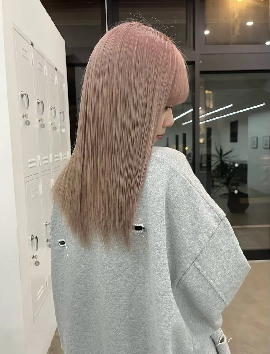 【ダブルカラー】ケアブリーチ＋カラー＋2stepトリートメント🍒の写真