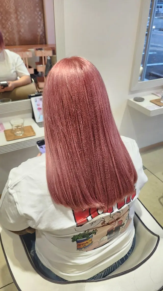 ︎💕なりたい色自由自在💕【カット】➕【ケアブリーチ】➕【ベーシックTR】の写真