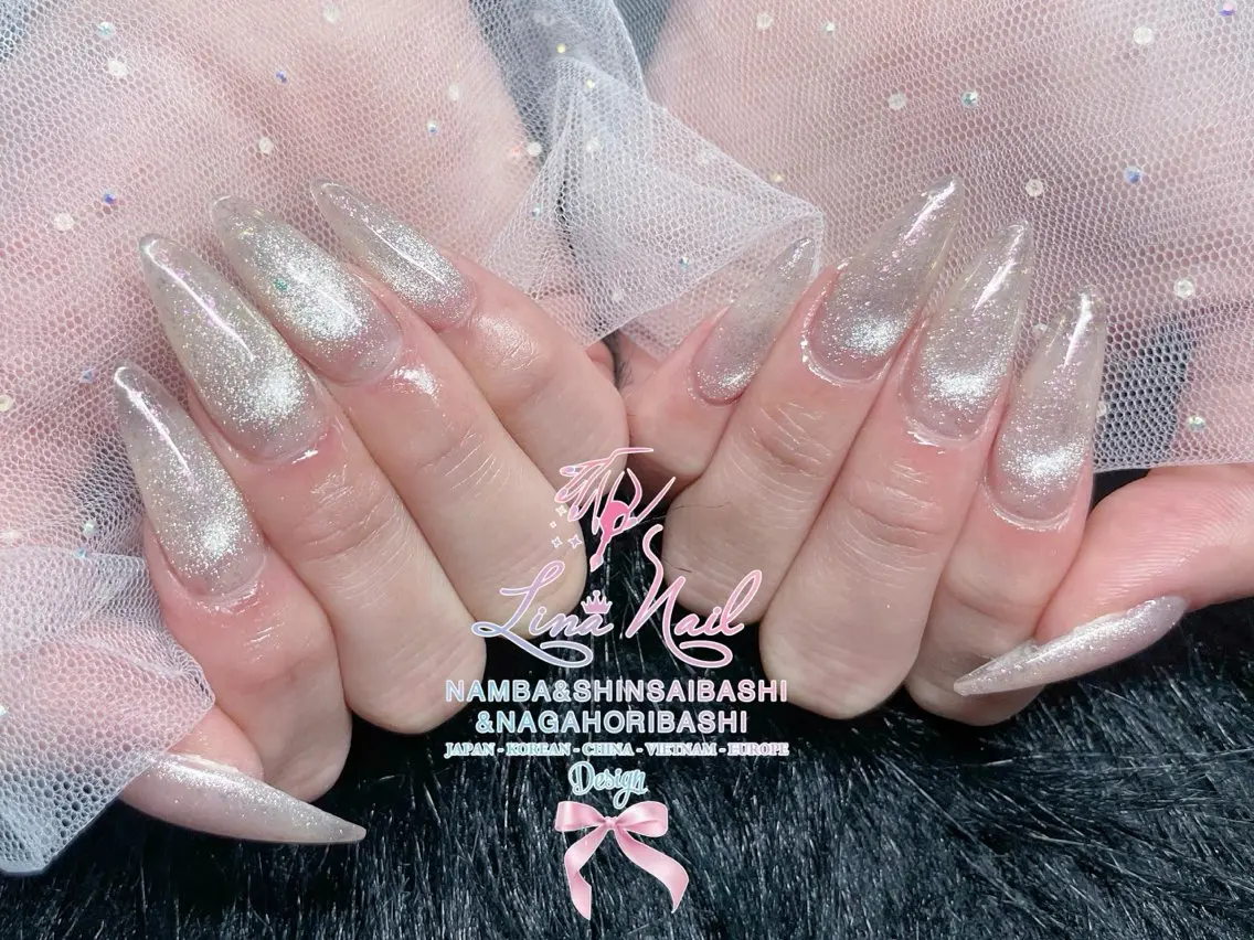 ネイル チークネイル 桜ネイル フラッシュネイル フットネイル ジェルネイル ハンドネイル リナネイル アメ村心斎橋店のネイルデザイン