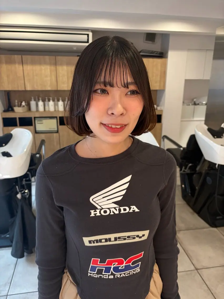 rinka enu河原町のヘアスタイル
