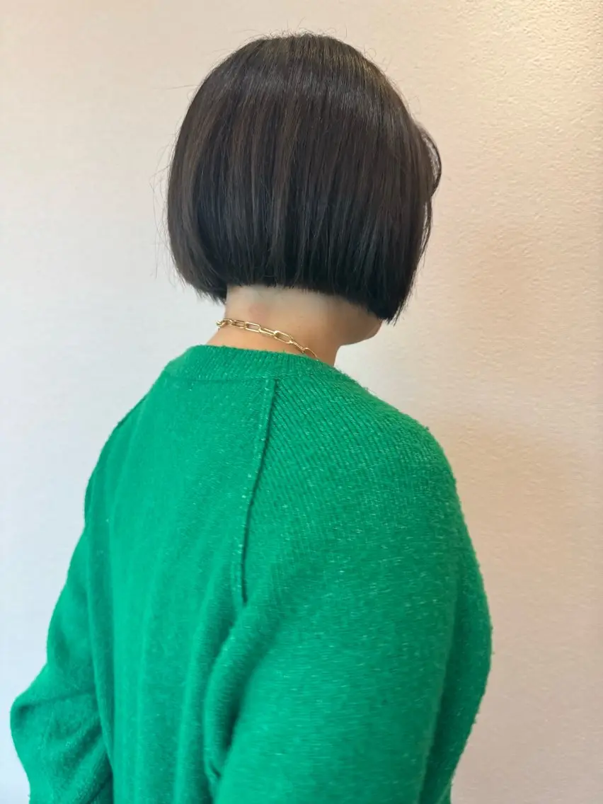 ショート カット ヘアカラー ボブ/髪質改善/ soiナカジママドリのヘアスタイル