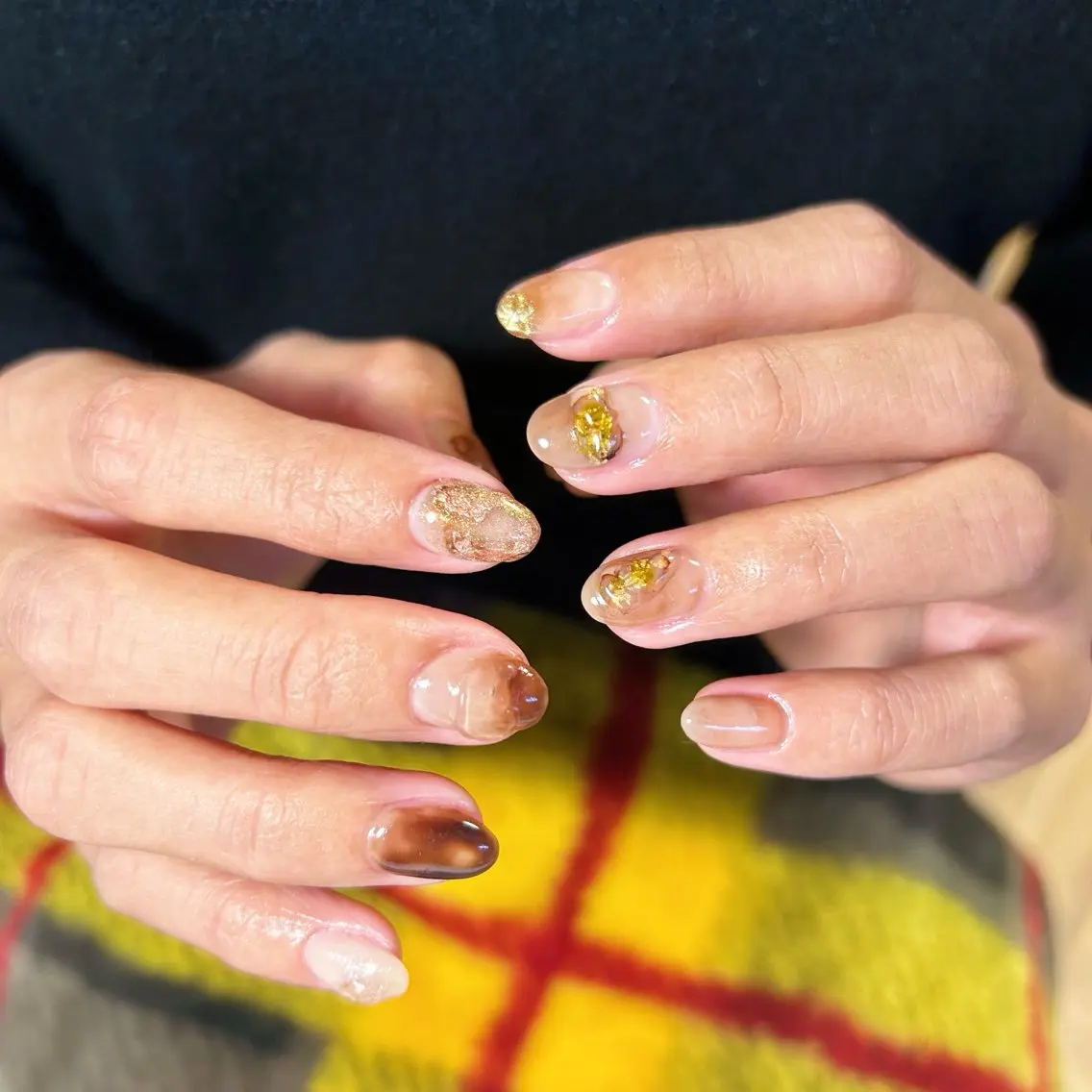 ネイル ニュアンスネイル Lofinails ちひろのネイルデザイン