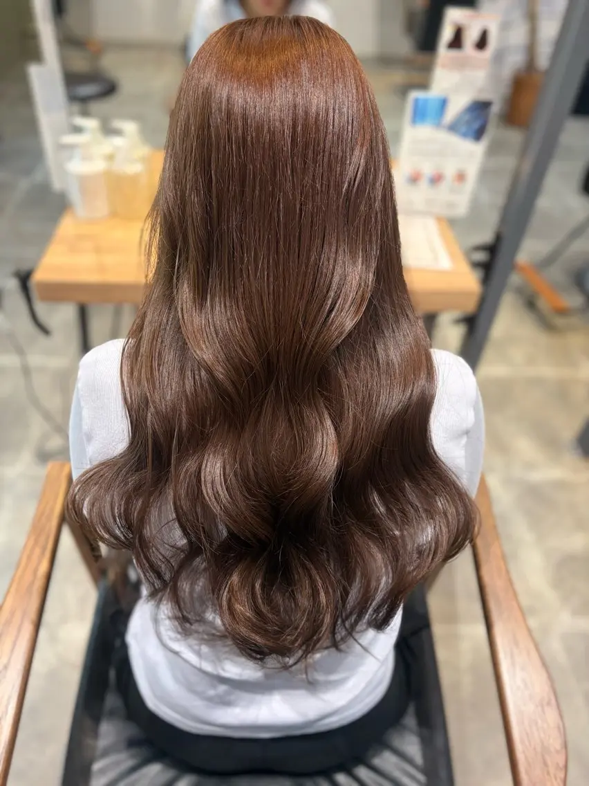 ロング ヘアカラー トリートメント AVANCE泉大津店 加茂瑞希のヘアスタイル