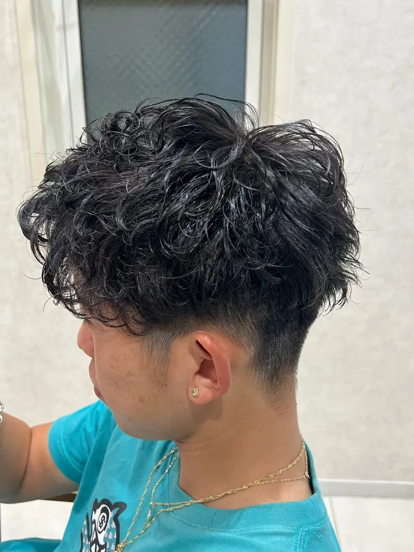 メンズ カット パーマ メンズ特化🔥パーマ 支持率1🔥たけしのヘアスタイル