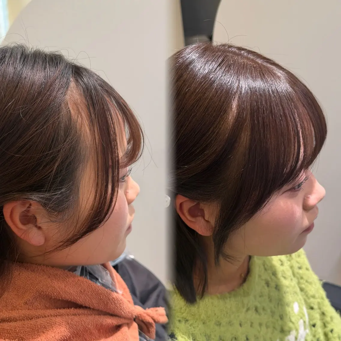 ロング カラー ヘアカラー トリートメント IENA髪質改善 honokaのヘアスタイル