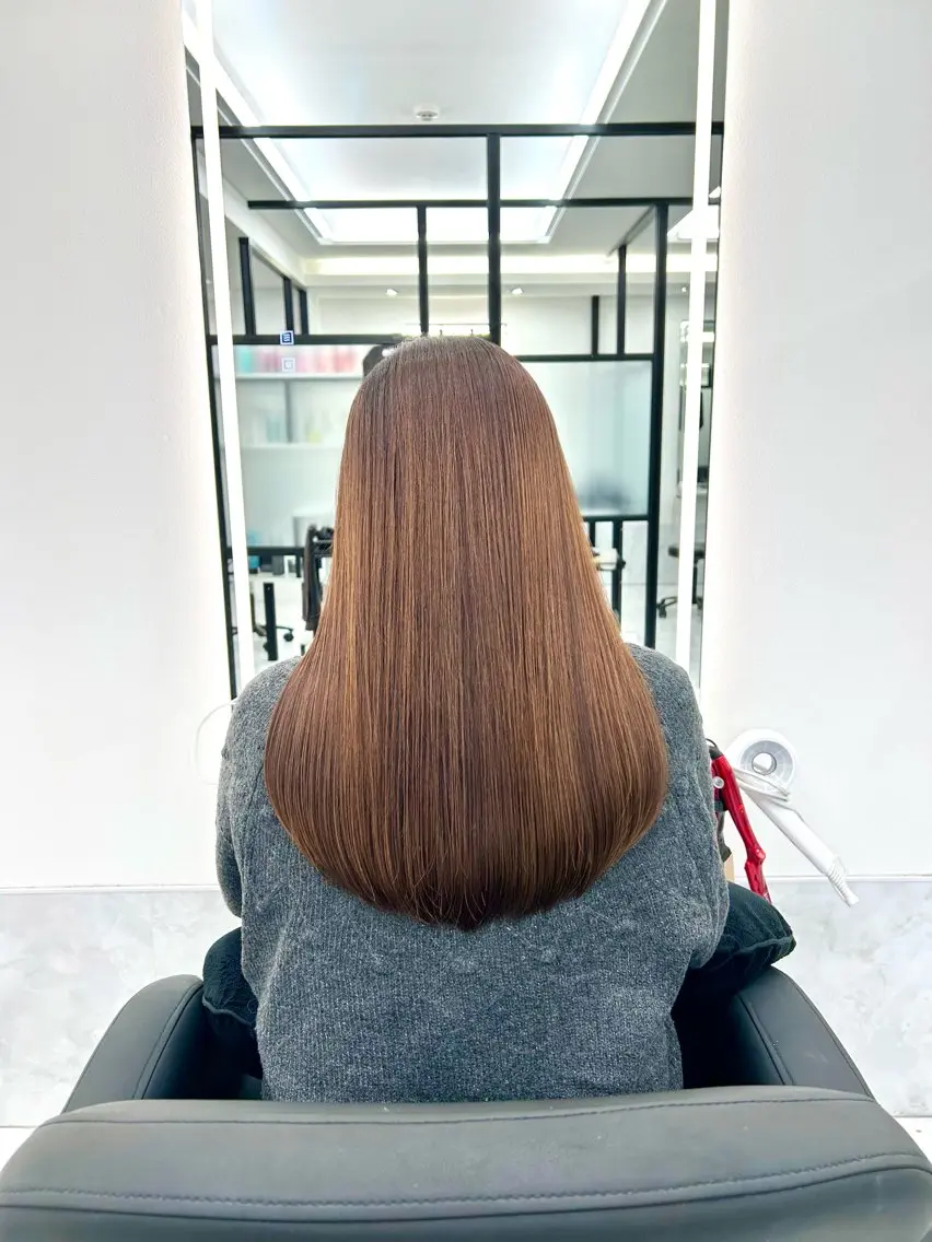 ロング カット トリートメント miku 🍑髪質改善サロンのヘアスタイル
