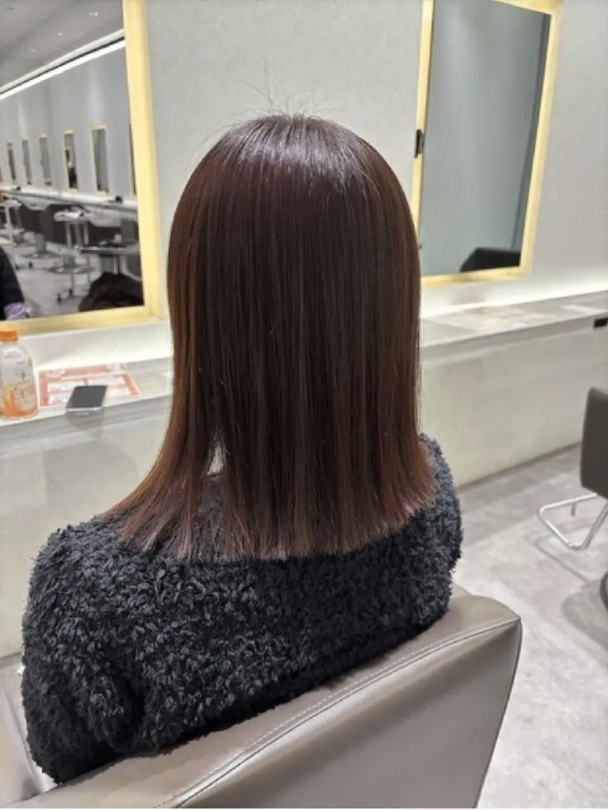 カラー ブラウンカラー オレンジ オレンジブラウン ヘアカラー mai 🫧のヘアスタイル