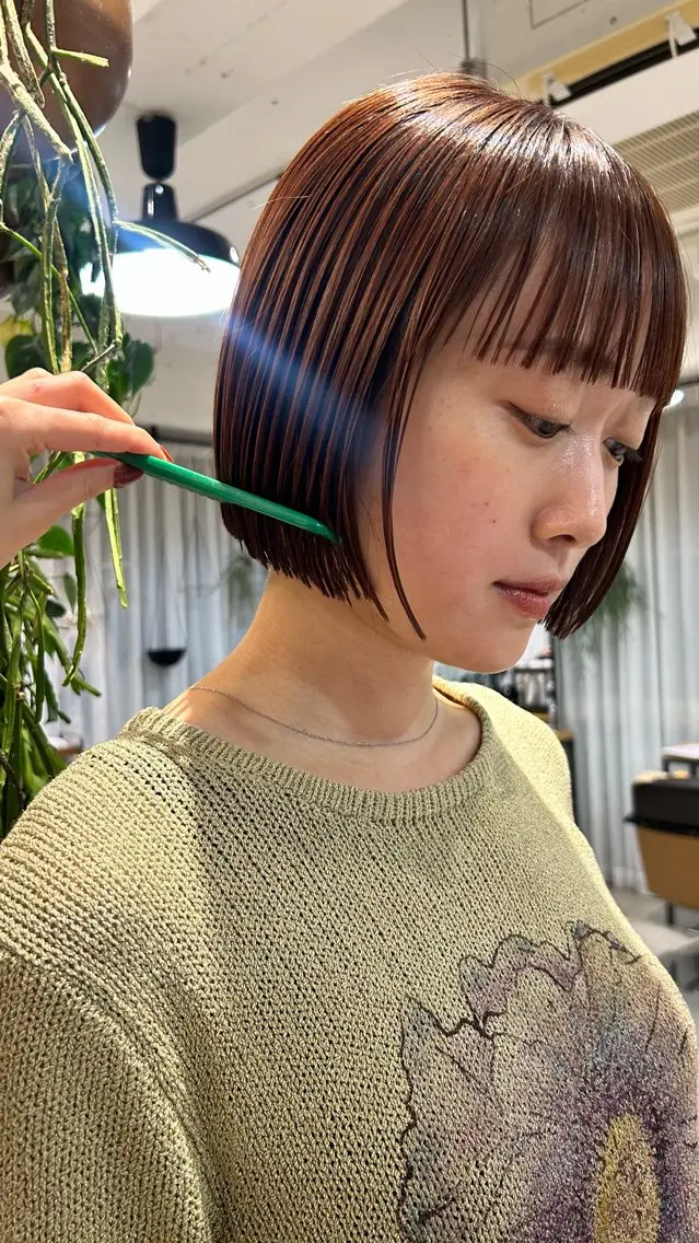 【ご新規様限定‼️】onecolor+前髪カット✂️の写真