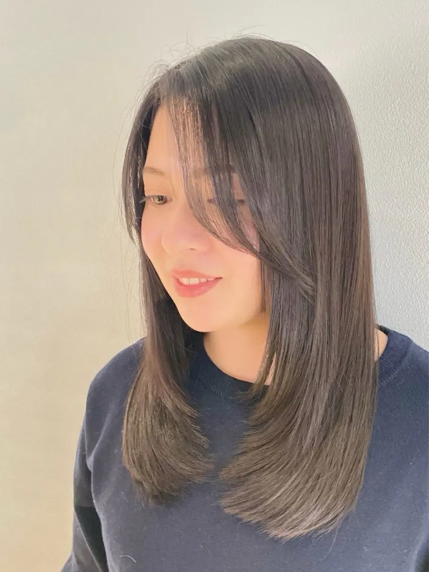 セミロング 渡辺 広宣のヘアスタイル