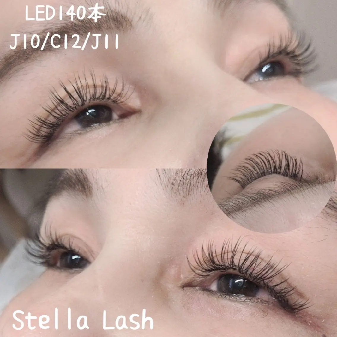 マツエク・マツパ フラットラッシュ Stella  Lashのマツエク・マツパデザイン
