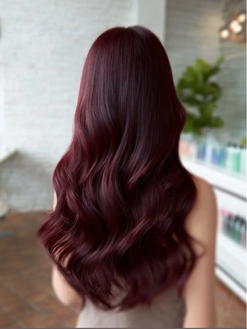 ロング カラー ヘアカラー 韓国×艶ハイトーンが かわいい✨️リオ🍒のヘアスタイル