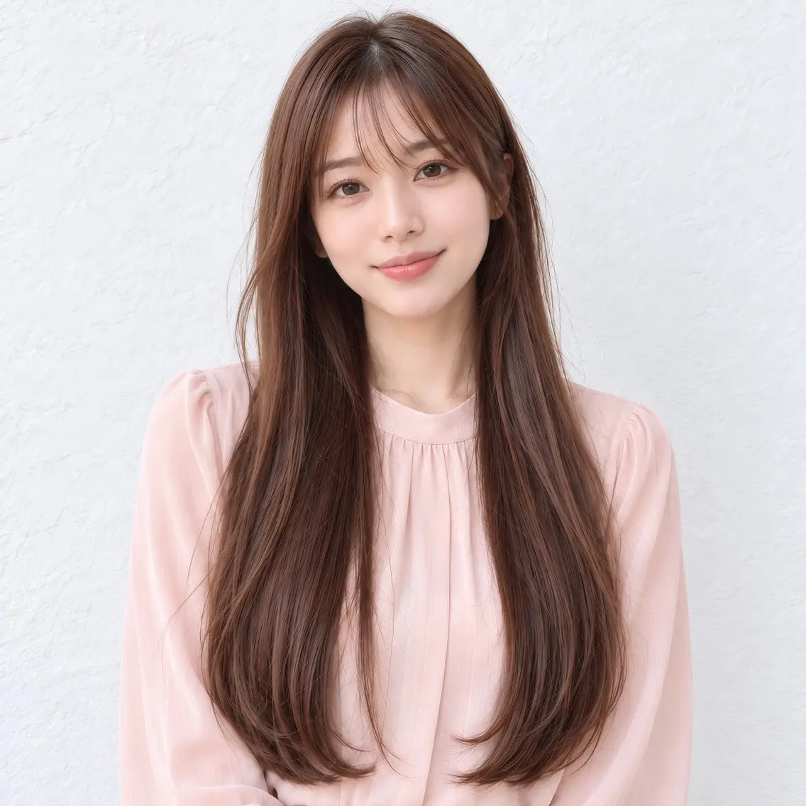 ロング カラー ブラウンカラー ロング カット ヘアカラー トリートメント 銀座/モテ🤍垢抜け レイヤー/あさみのヘアスタイル