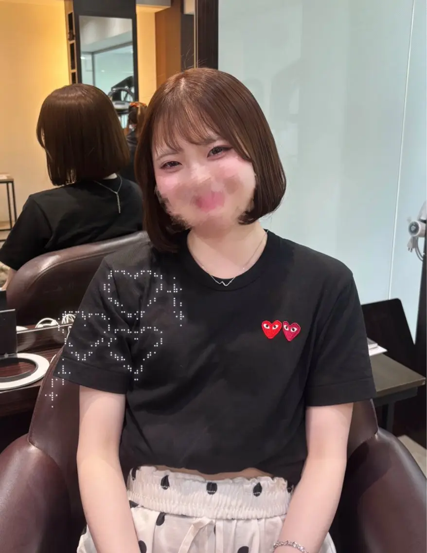 ショート ヘアカラー トリートメント 札幌 Nanami 🪽‪のヘアスタイル