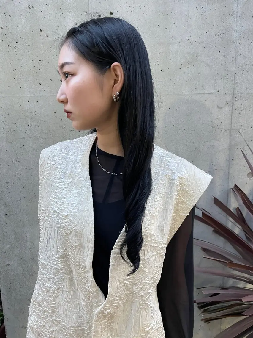 ロング カット ヘアカラー トリートメント 💎艶カラー髪質改善 💎🐇uraraのヘアスタイル