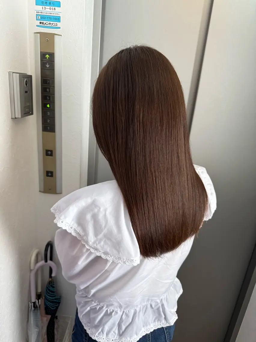 セミロング 髪質改善 トリートメント カット ヘアカラー トリートメント ショートと髪質改善 達人⭐️村上将梧のヘアスタイル