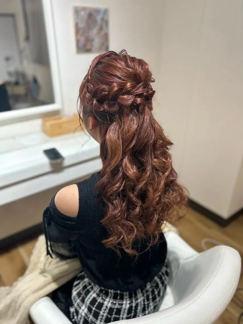 ヘアアレンジ make room Blissのヘアスタイル