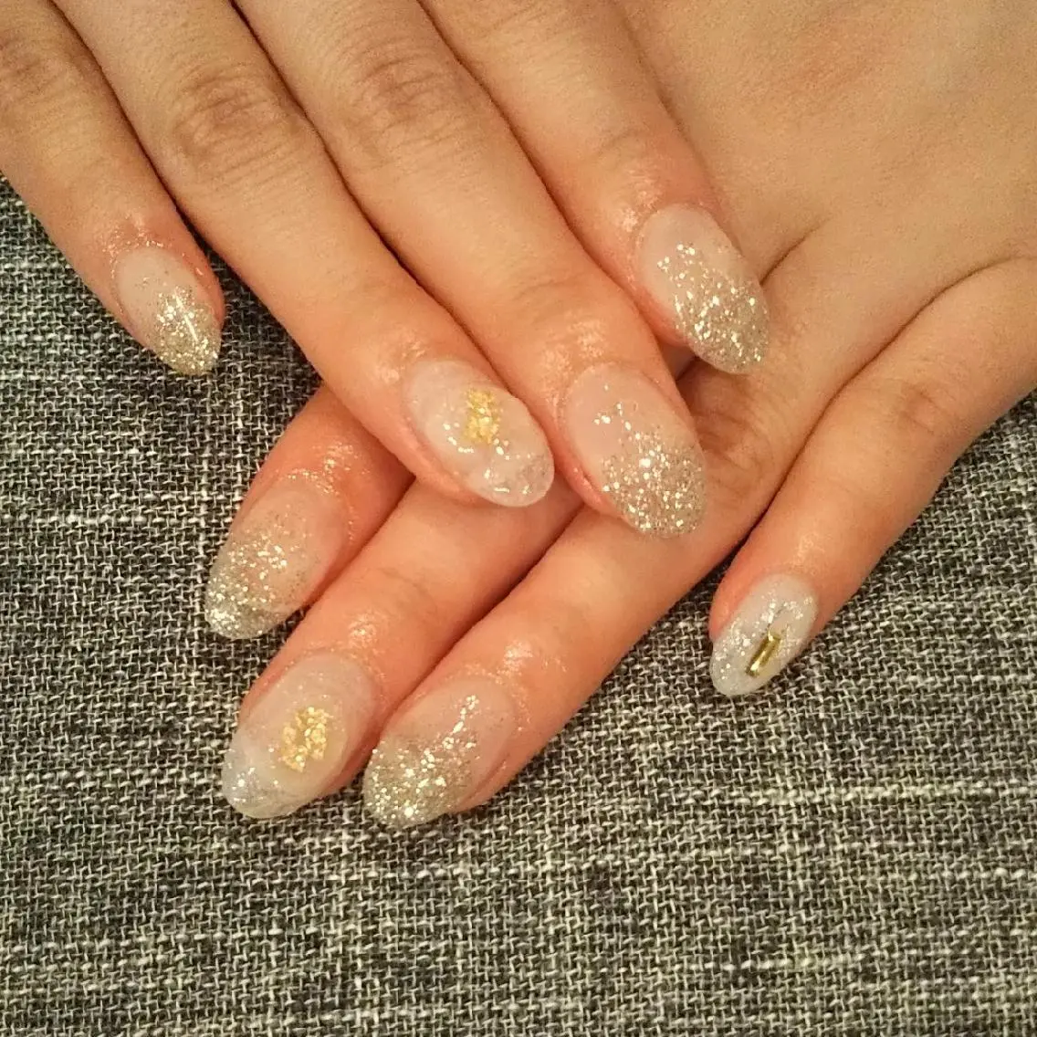 ネイル クリアネイル ジェルネイル 大理石ネイル(マーブル) private salon mieのネイルデザイン