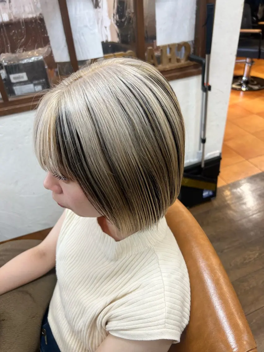ショート カット ヘアカラー 平井/レイヤーカット /ハッシュカット🩰のヘアスタイル