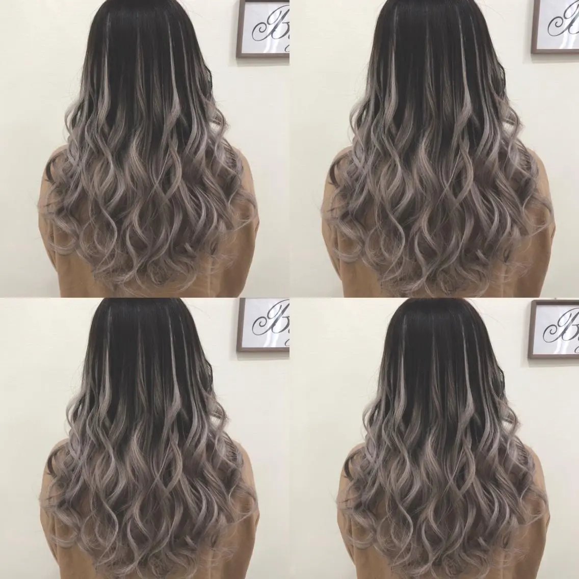 ロング カラー シールエクステ バレイヤージュ エクステ レイヤーカット 🌷MAYU 🌷のヘアスタイル