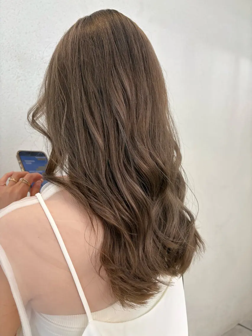 ロング カラー 渡邉 ひかるのヘアスタイル