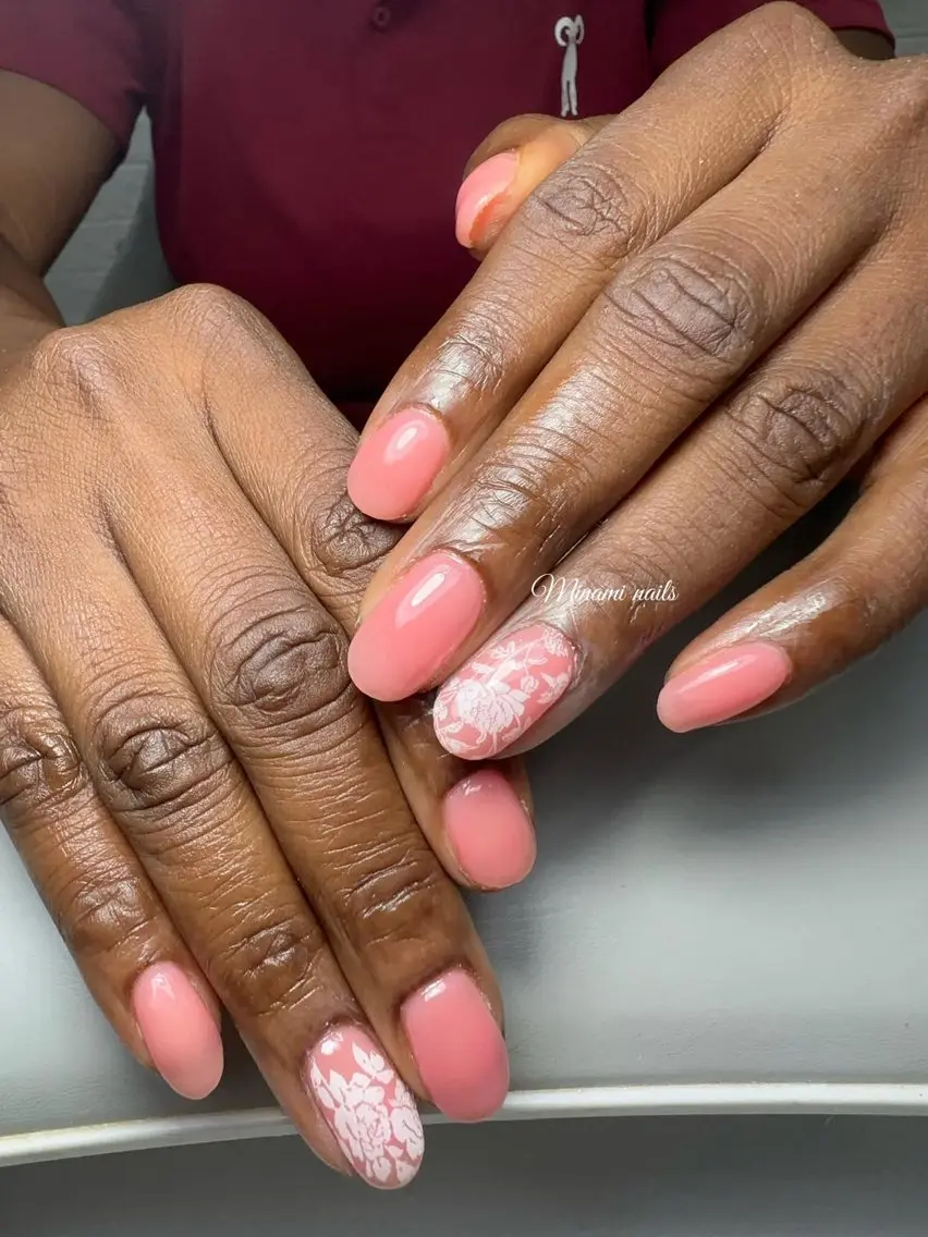 ネイル アートネイル オーロラネイル ガーリー キラキラネイル 韓国ネイル Minami Nailsのネイルデザイン