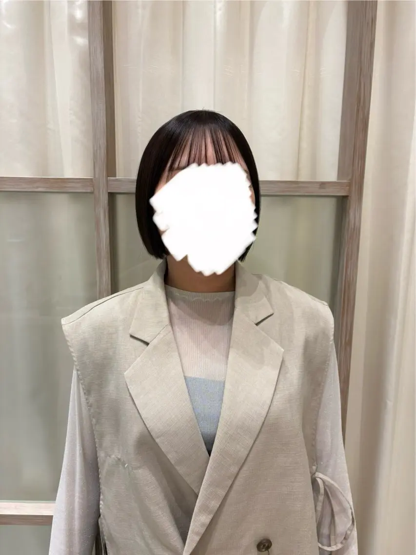 ショート ボブ 加藤 風花のヘアスタイル