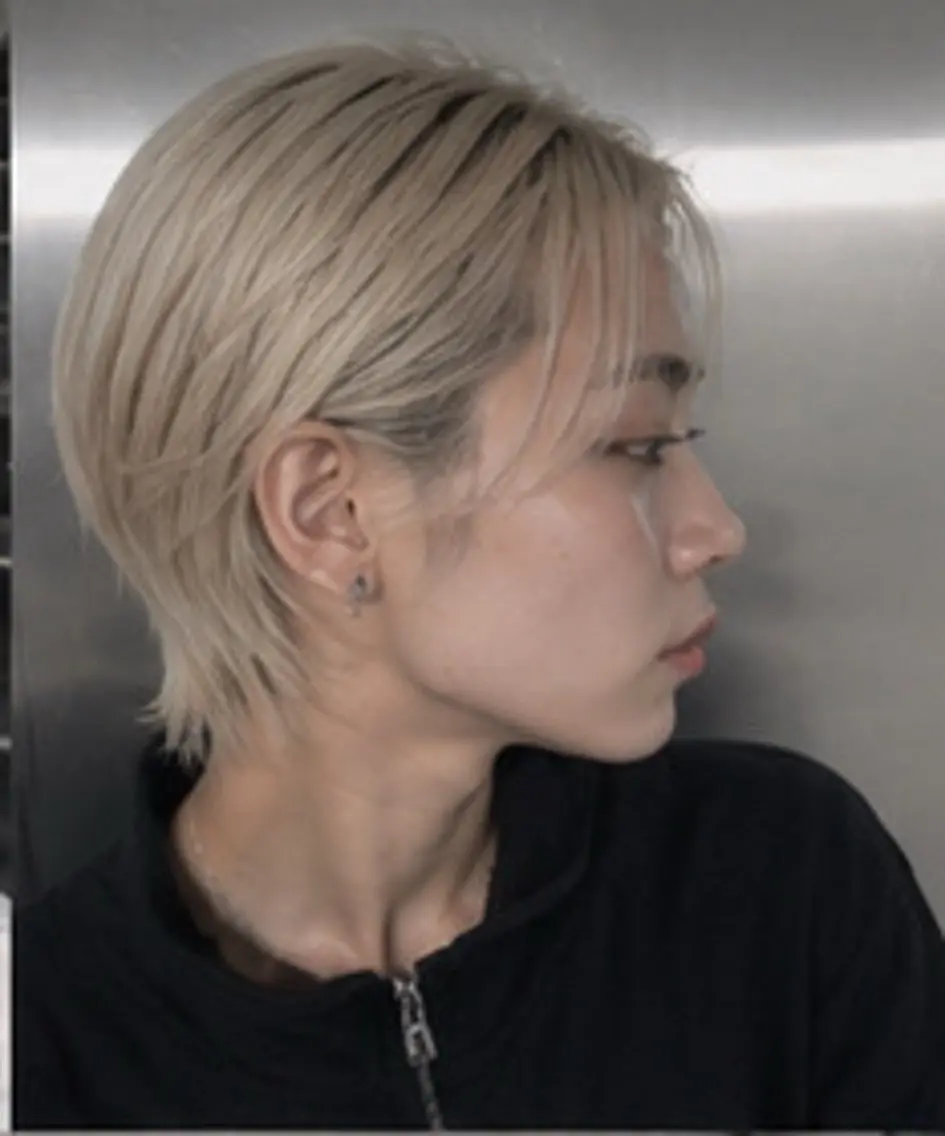 ショート カラー ヘアカラー Quincess SHINOのヘアスタイル
