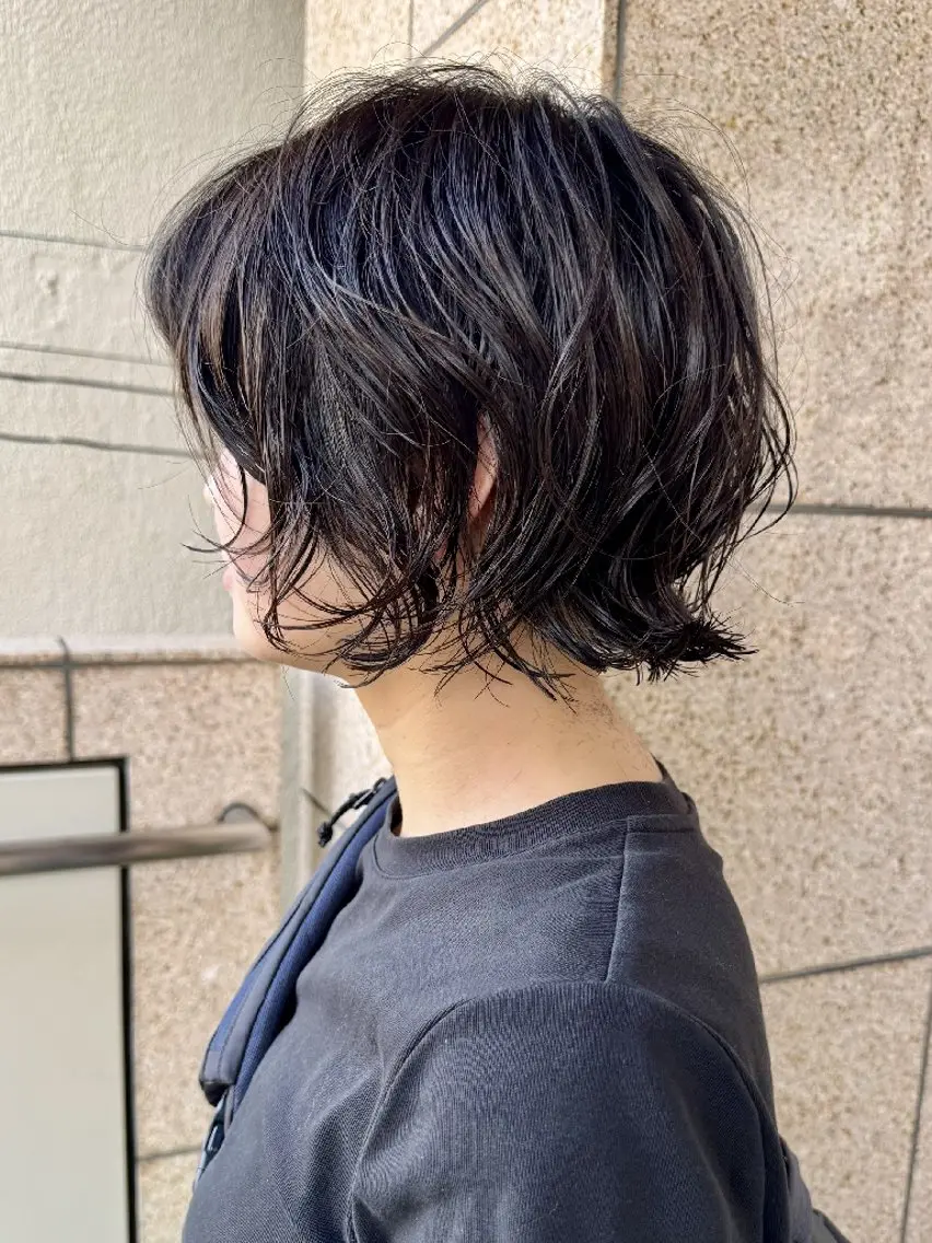 ミディアム パーマ go s go(e) 店　コンドウマチコのヘアスタイル