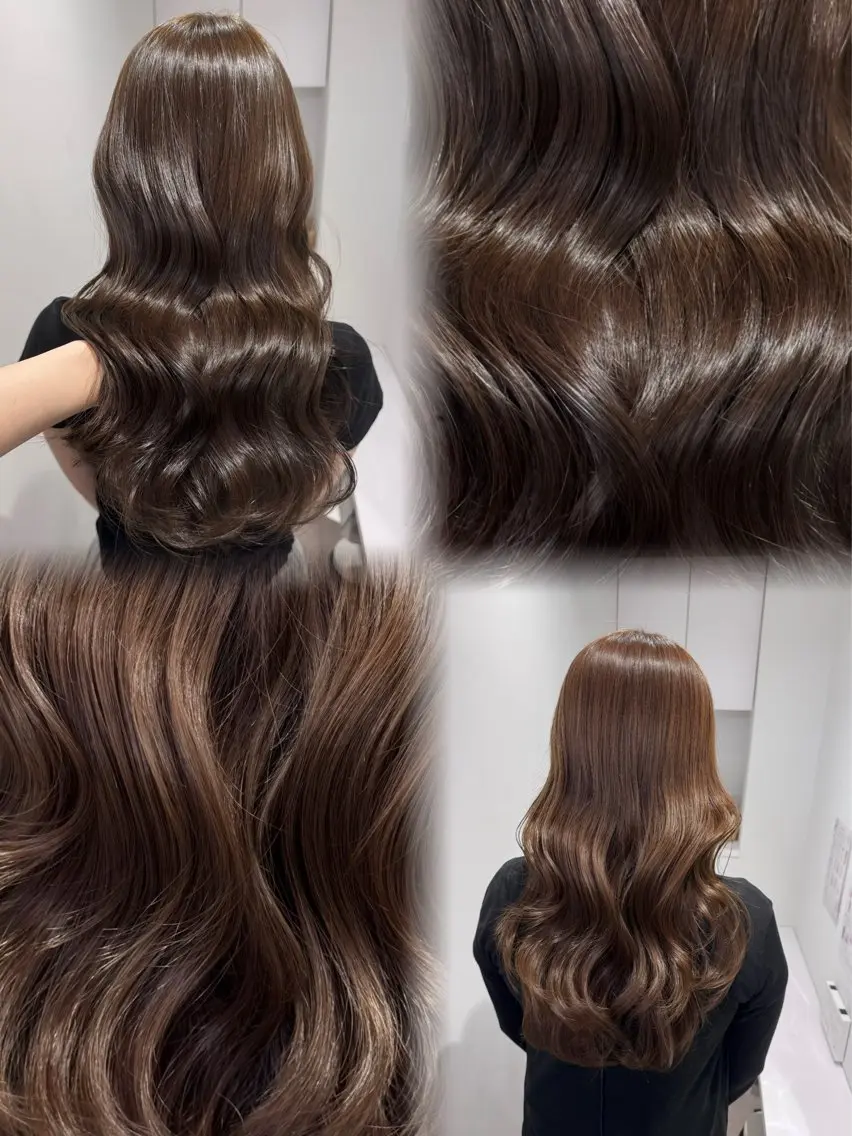 【人気No.1✨️】🧼cut+color+5step treatment🥣⋆𝜗𝜚.*の写真