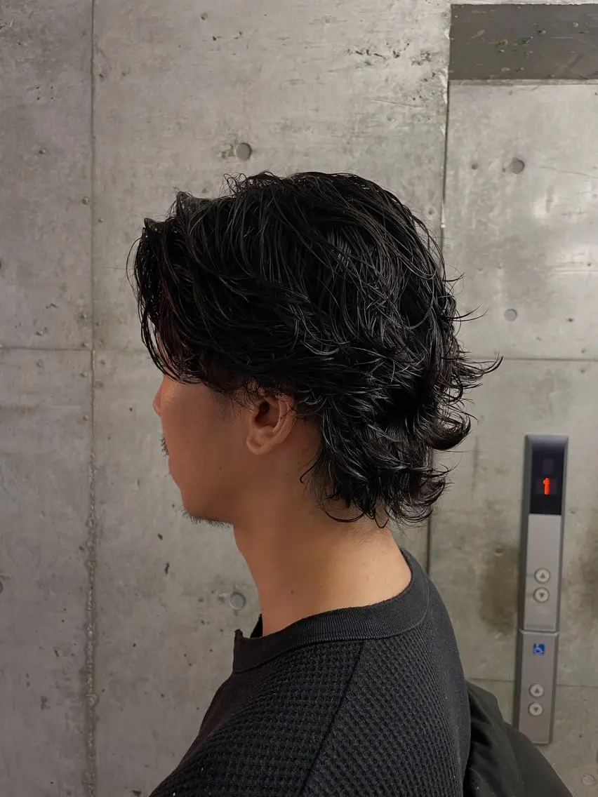 ショート パーマ メンズ カット パーマ トリートメント 🔥メンズ特化パーマ 🦖増田弘明🦖のヘアスタイル