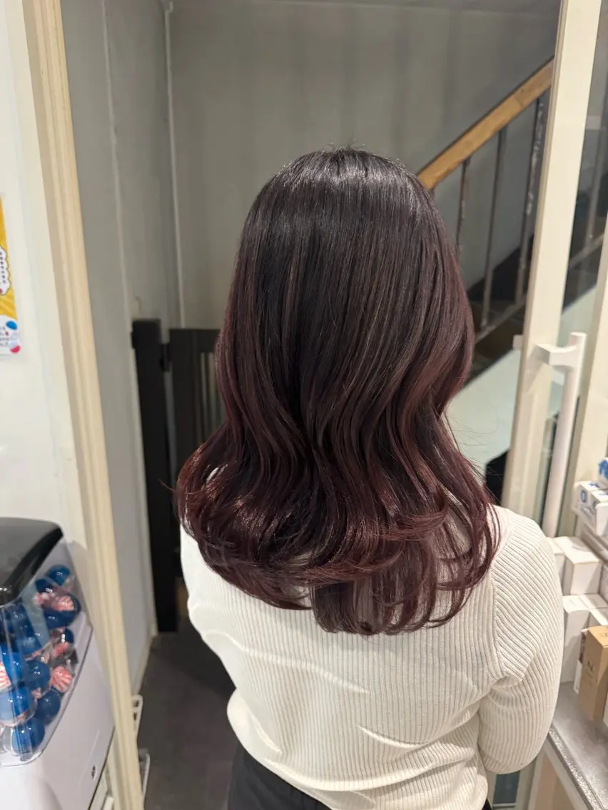 ミディアム カラー 🧸艶髪ハイトーン 🍪chan🍯のヘアスタイル