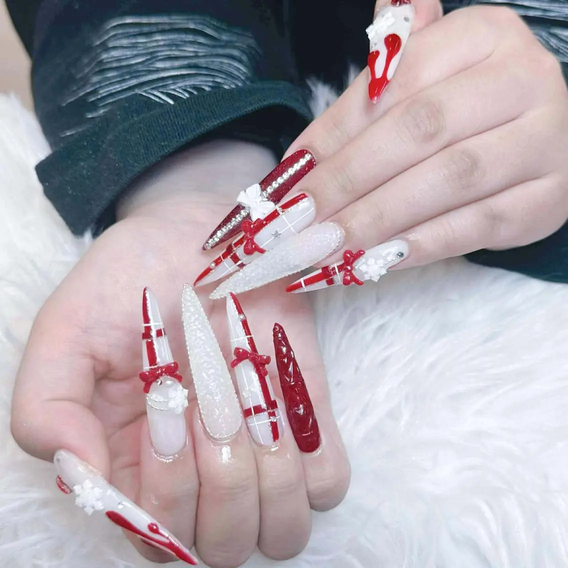 ネイル ハンドネイル ANH NAIL ゴテゴテ専門店💎のネイルデザイン