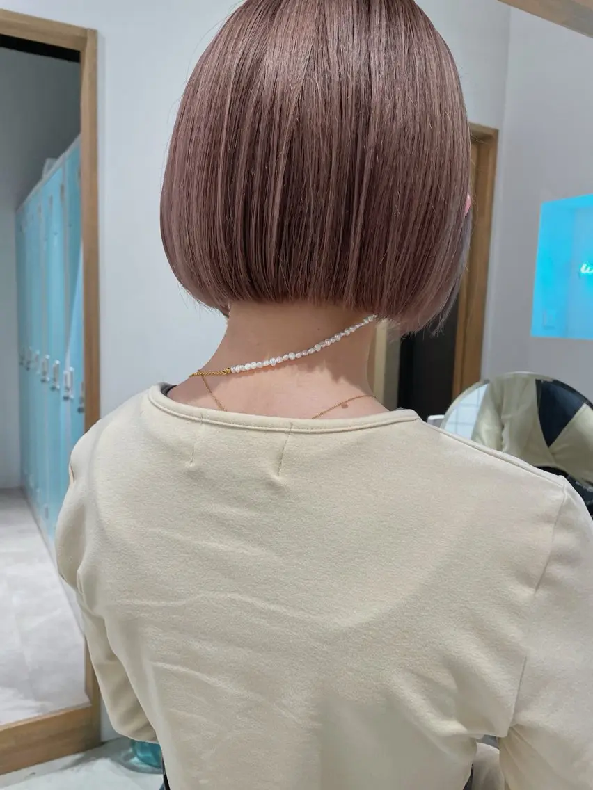 ショート ニイ/栄/ ボブカットモデル募集のヘアスタイル