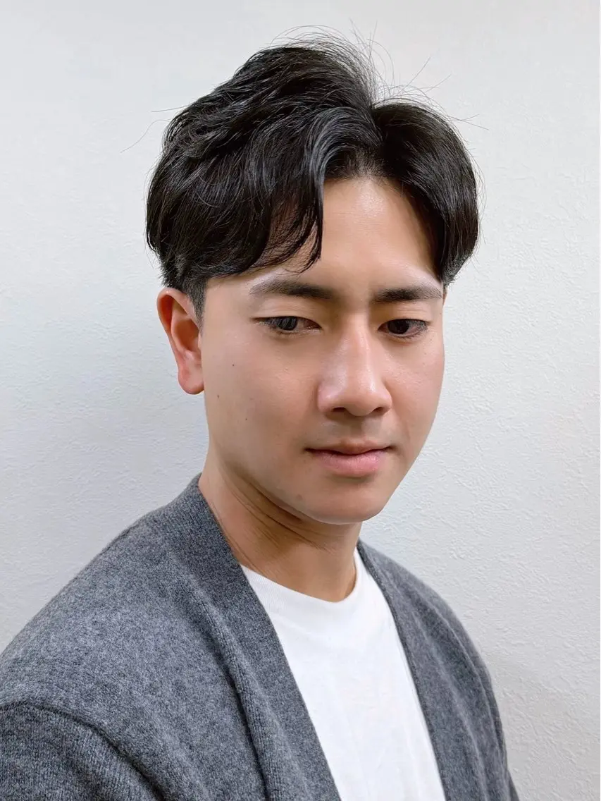 ショート メンズ メンズカット ビジネスヘア石原旭人のヘアスタイル