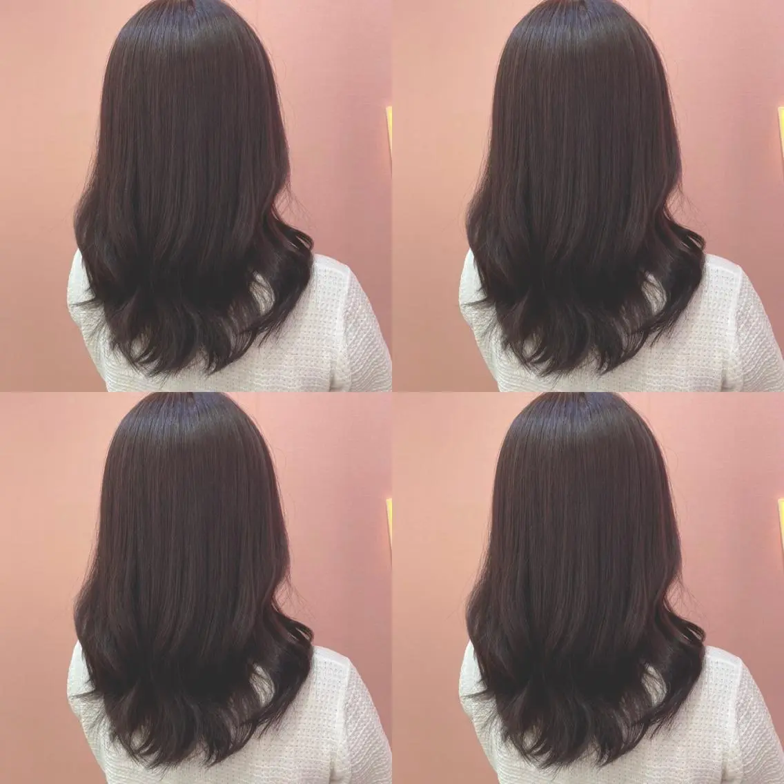 ミディアム カラー ブラウンカラー ピンクカラー ピンクブラウン 🌷MAYU 🌷のヘアスタイル