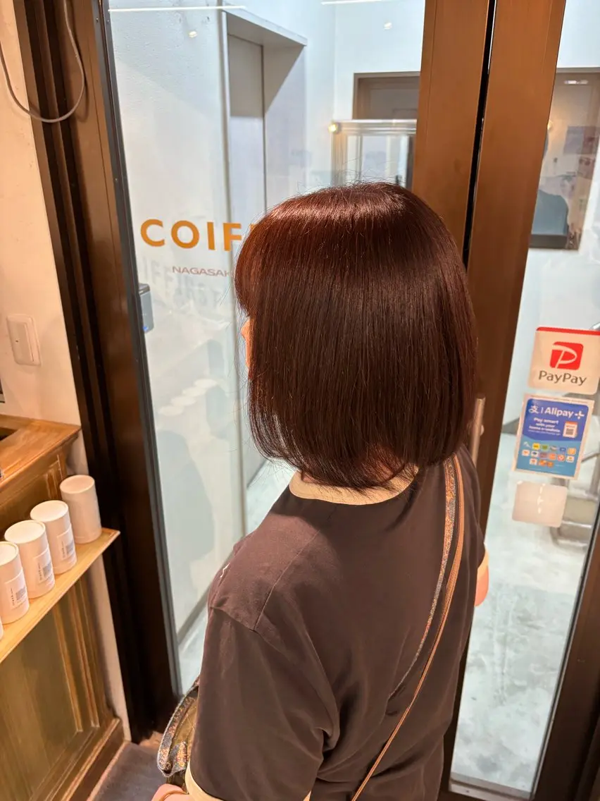 ミディアム カラー ヘアカラー 坂井 龍二/コアファーストのヘアスタイル
