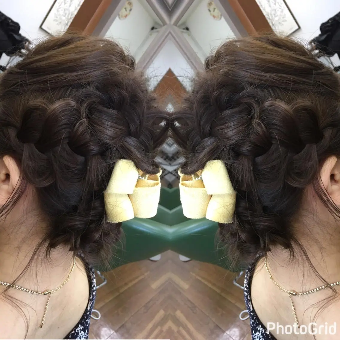 セミロング ヘアアレンジ SHIORI💜口コ ミNo.1艶カラーのヘアスタイル