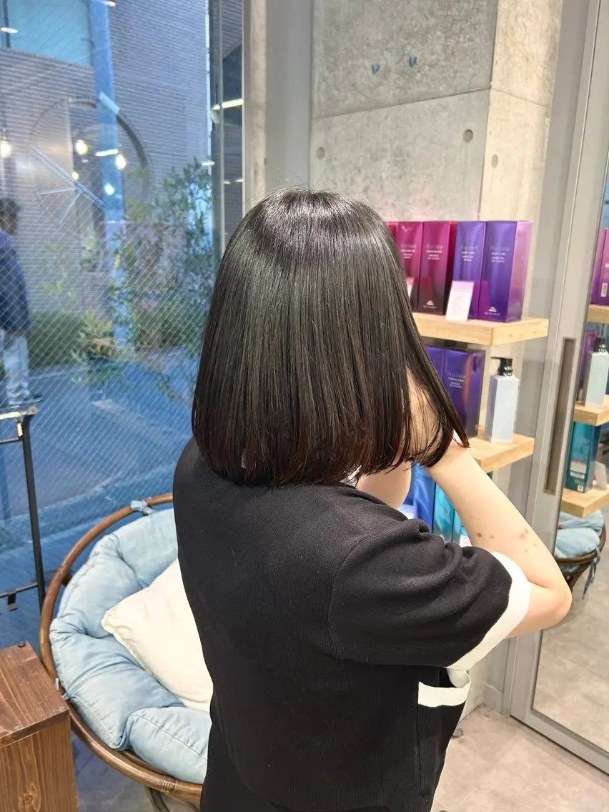 ミディアム カット SHIHO🌟/ 髪質改善カラーのヘアスタイル