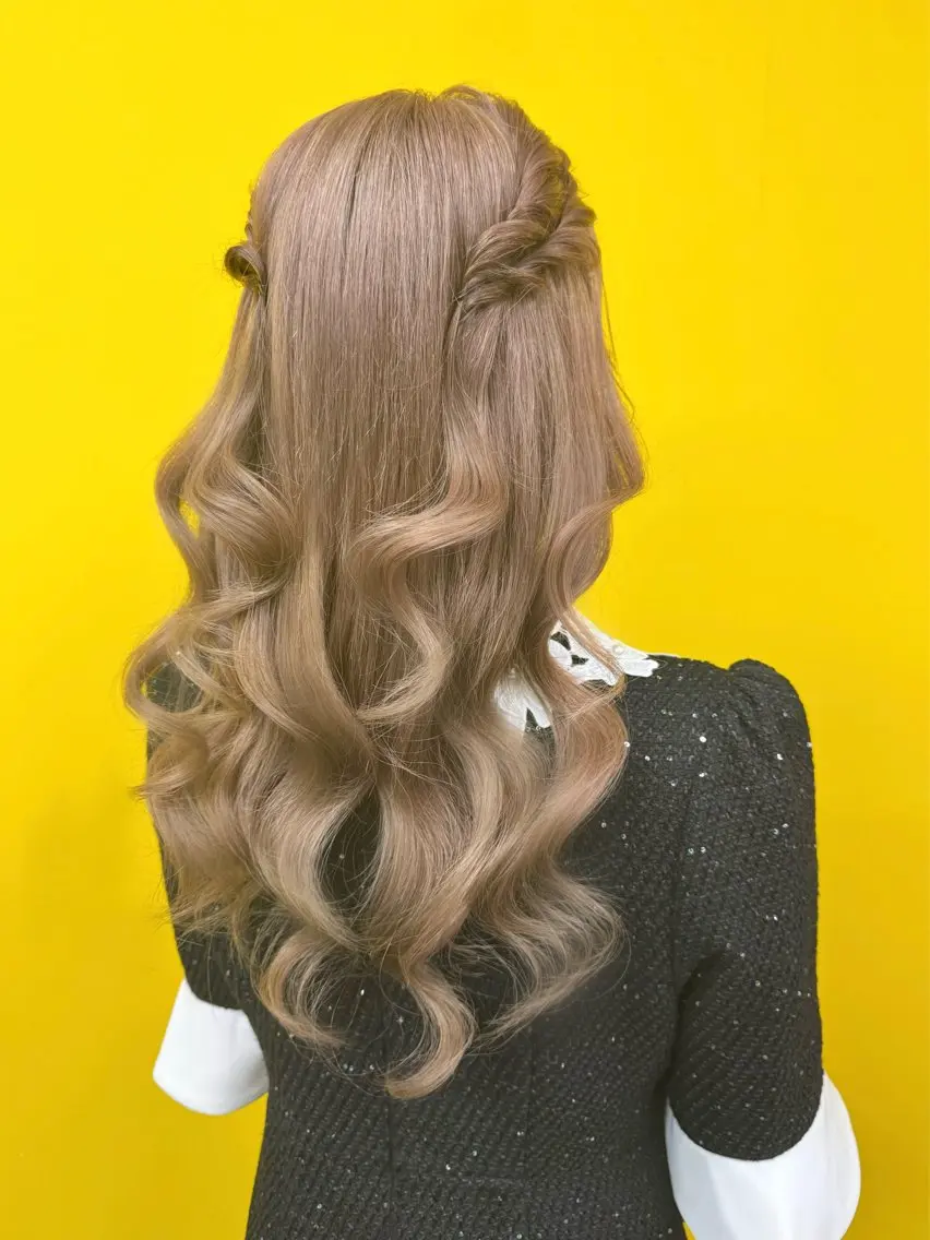 ロング ヘアアレンジ 新宿|ヘアセット専門 |aira*。゚のヘアスタイル