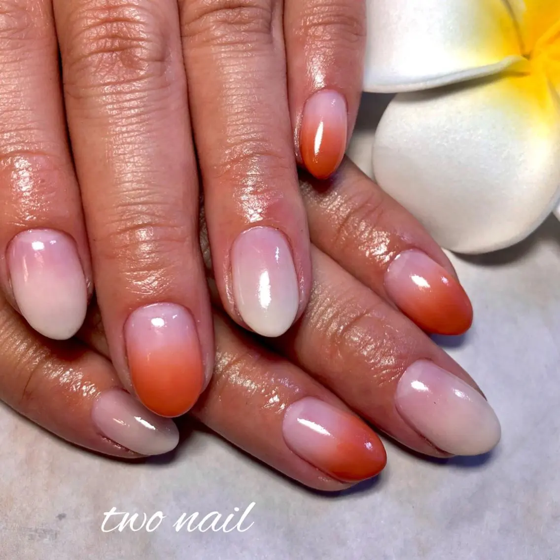 ネイル フットネイル ジェルネイル ハート 持ち込み シンプルネイル ハンドネイル two nailのネイルデザイン