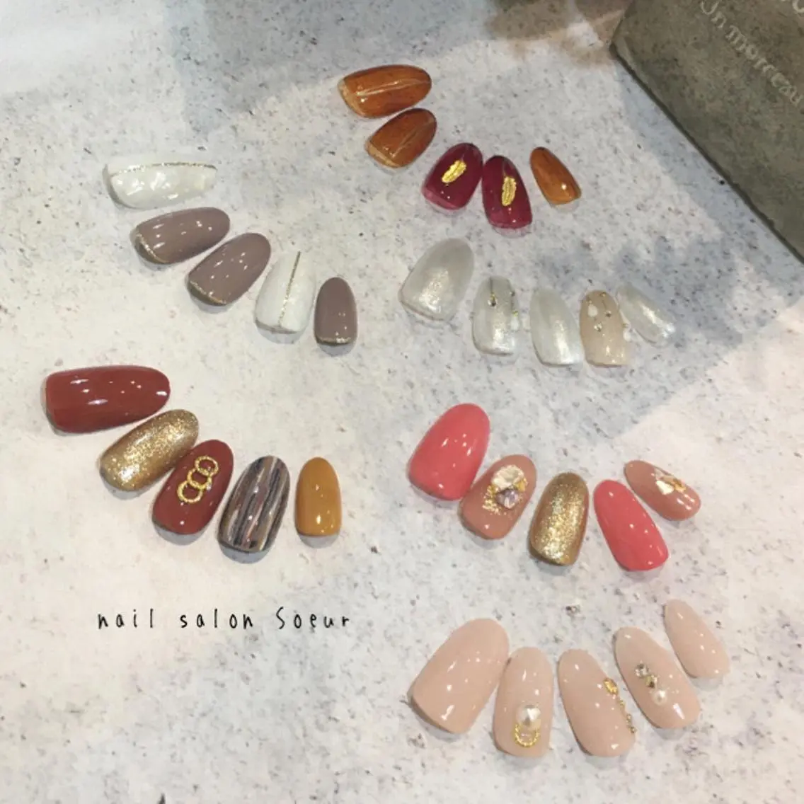 ネイル アートネイル ジェルネイル ハンドネイル nail salon Soeurのネイルデザイン