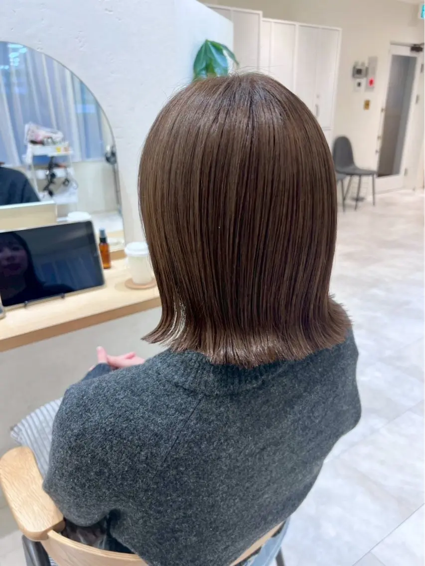 ミディアム 鼻町 月那のヘアスタイル