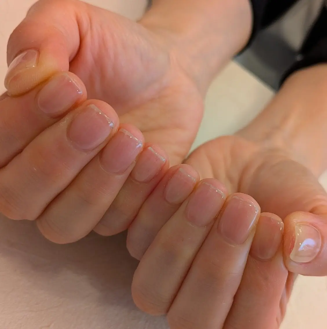 ネイル クリアネイル ジェヌインネイル 河内のネイルデザイン